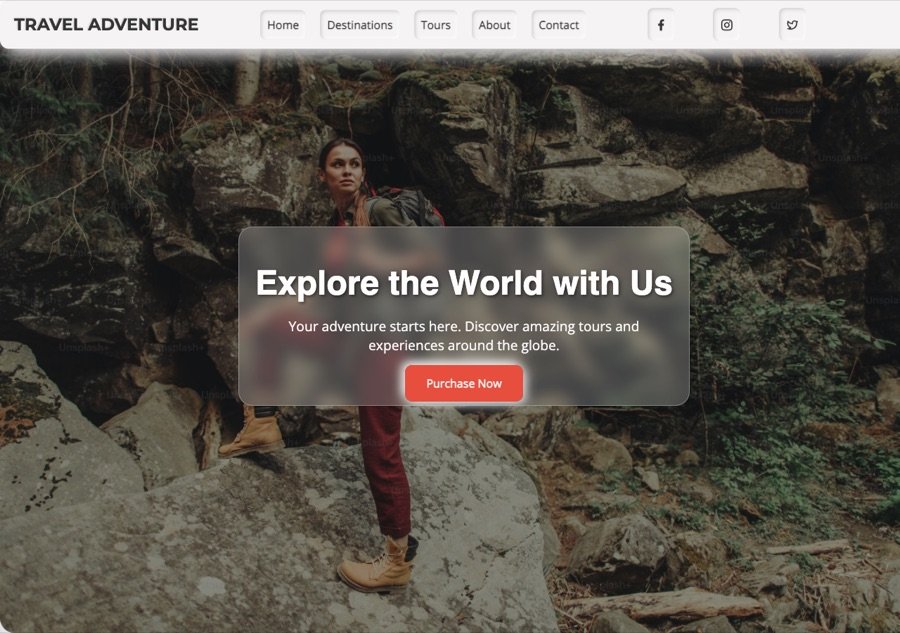 Travel Adventure website